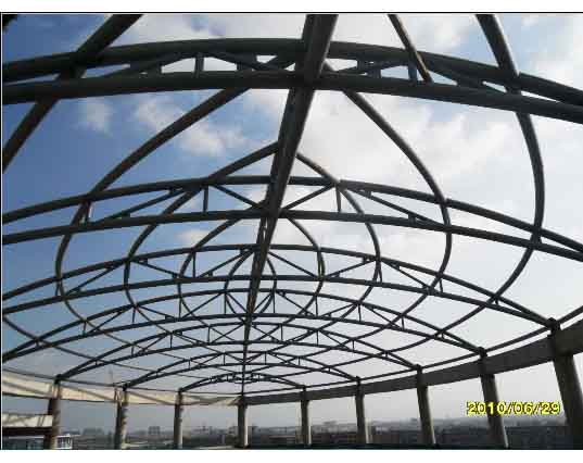 沛县中煤朔州宾馆管桁架工程
